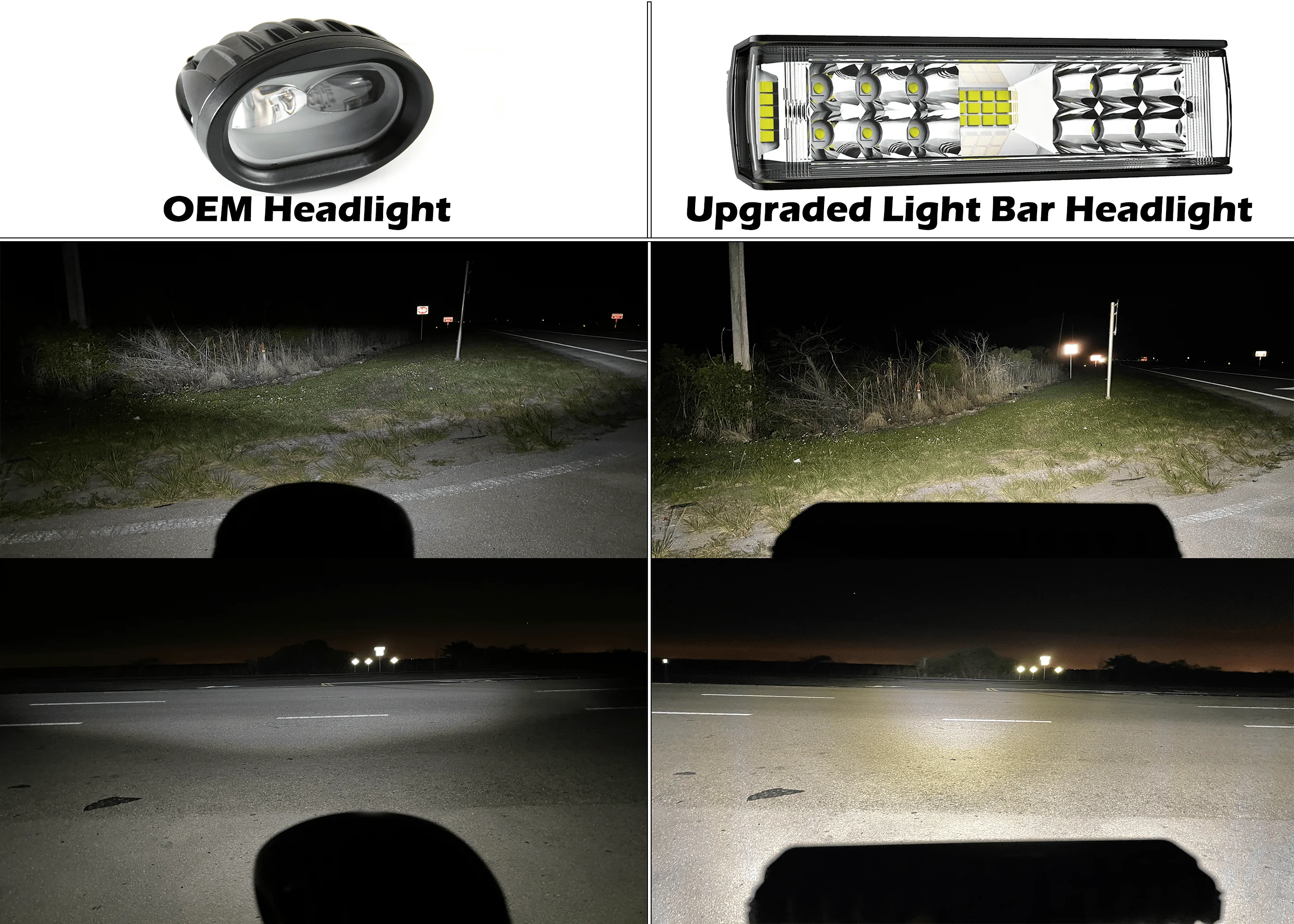 GritShift Blinder LED Light Bar Headlight - Image 3