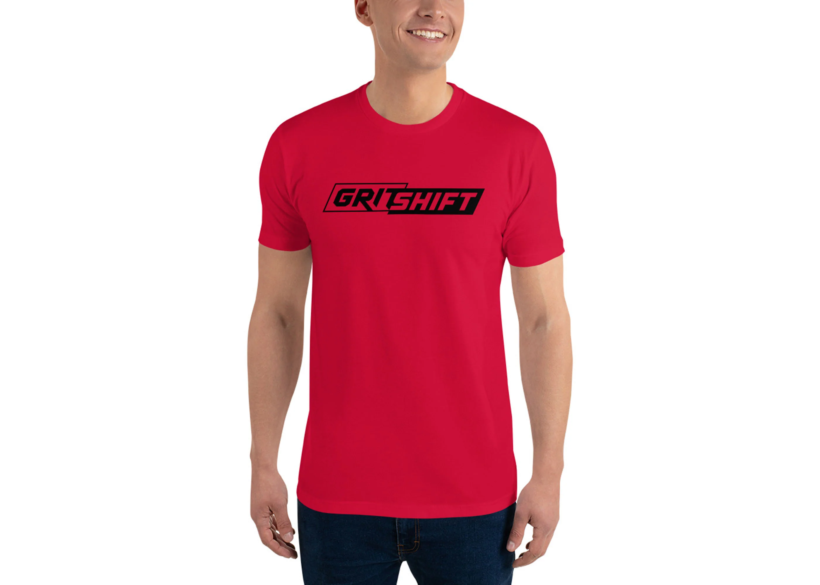 GritShift Short Sleeve T-shirt Black Logo - Image 4